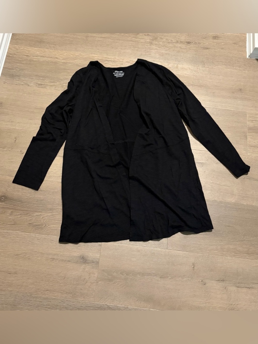 Chico's Black Scoop Neck Tee